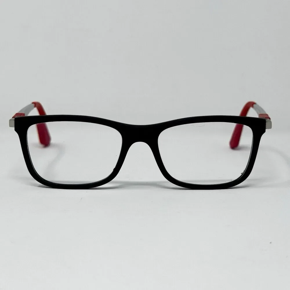 Ray-Ban RB1549 3652 Matte Black Red Eyeglass Frames 48-16-125 Authentic (A)
